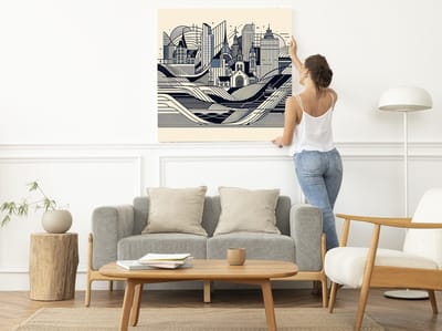 Kunstprint | Wanddecoratie | Dibond | 30 × 30 cm