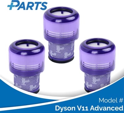 Dyson V11 Advanced Filters (3 Stuks, Plus.Parts® alternatief voor 970013-02)
