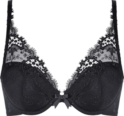 Simone Pérèle - Wish Push-Up Triangel BH Zwart - maat 70A - Zwart