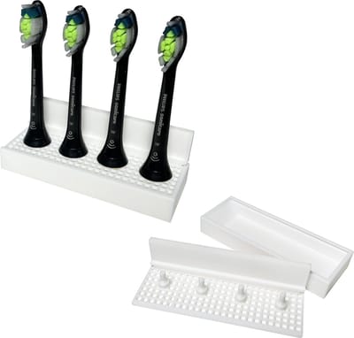 Opzetborstelhouder - Wit - 4 Houders - Philips Sonicare - Tandenborstelhouder - Tandenborstelhouders - Electrische Tandenborstelhouder - Inclusief Bevestiging