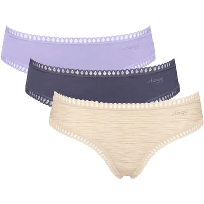 Damesslipjes Sloggi Go Crush Hipster (x3)