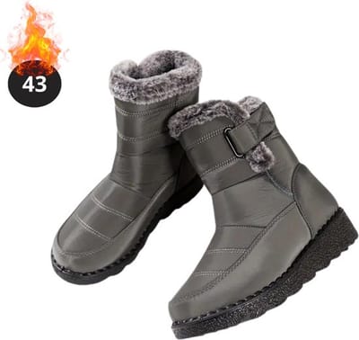 Nivard Snowboots - Sneeuwschoenen - Sneeuwboots - Heren - Wintersport - Ski - Skischoenen - Koffie - 43 - Buiten - Antislip - Winter