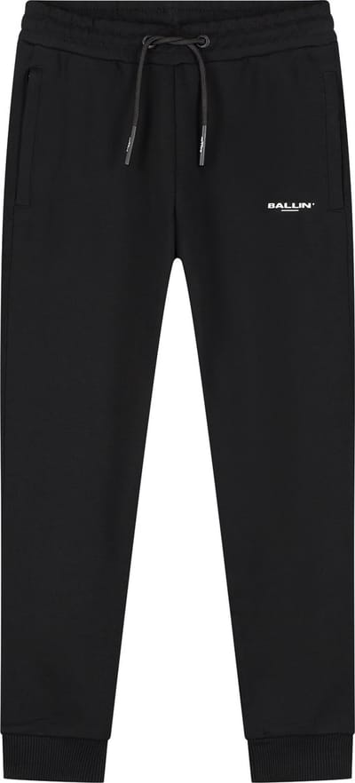 Ballin Amsterdam - Jongens Regular fit Pants Sweat - Black - Maat 12