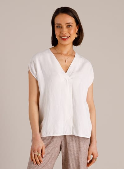 YEST Mila Tops - Off White - maat 34