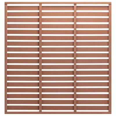 vidaXL - Schuttingpaneel - 180x180 - cm - HKC - bruin