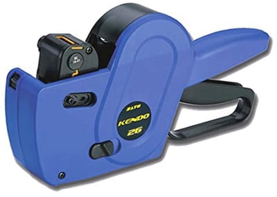 Professionele Handmatige Prijsetiketteder met 3 Rollen Etiketten - Geschikt voor Winkels, Kleding en Producten
