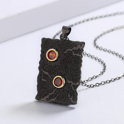 Handgemaakte Designer High-end Banket Persoonlijkheid Sieraden Italiaanse Europese en N Stijl Tweekleurig Gouden Ketting Please consult customer service. black