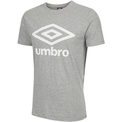 Umbro Groot Logo Heren Grijs T-Shirt