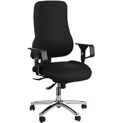 Topstar bureaustoel SITNESS 55, puntsynchroonmechanisme, met armleuningen, 3D-Body-Balance-Tec®, zwart