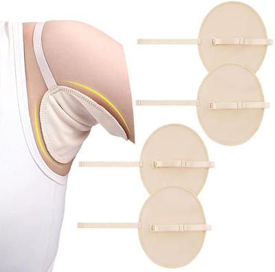 Zweetabsorberende Pads - 2 parr - Anti Transpirant Okselpads - Okselpads - Herbruikbaar - Wasbaar - Verstelbare Band - Okselpads voor dames - Anti Zweet - Zweetvrije okselbescherming voor buitenwerk en vergaderingen