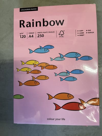Rainbow 120gram Kl-55 roze