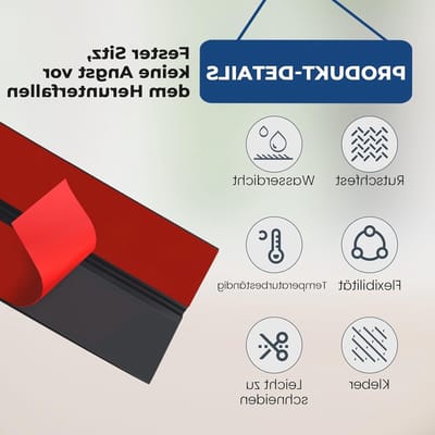 Zelfklevend Traprandprofiel van 7 m, Antislip Flexibele Rubber Strips voor Trapbescherming, Binnen en Buiten Gebruik, Ideaal voor Veiligheid en Comfort