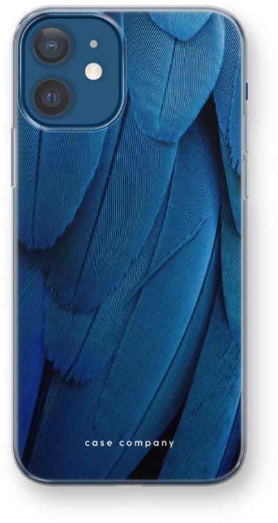 Case Company® - Hoesje geschikt voor iPhone 12 hoesje - Pauw - Soft Cover Telefoonhoesje - Bescherming aan alle Kanten en Schermrand