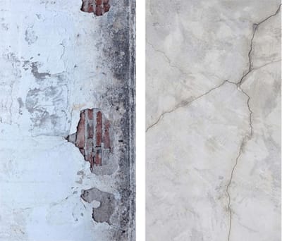 DW4Trading Dubbelzijdige Vinyl Achtergrond - Food en Product Fotografie - Backdrop - 87x57 cm - Stucwerk Steen