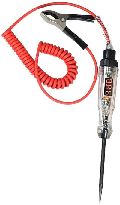 Schakelcircuittester - Digitale tester - Elektronica testen - Nauwkeurige spanningsweergave - 748 inch - Zwart