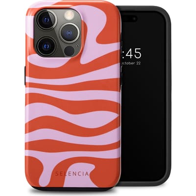 Selencia Hoesje - Geschikt voor Apple iPhone 15 Pro - Backcover - Dream Swirl Pink