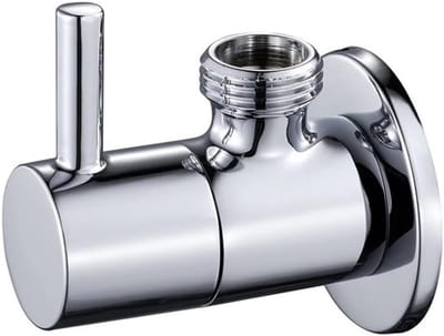 Hoekstopkraan - Kogelkraan - Badkamer Keuken Toilet - Keramische Kern - 1/2 inch - Geborsteld Goud