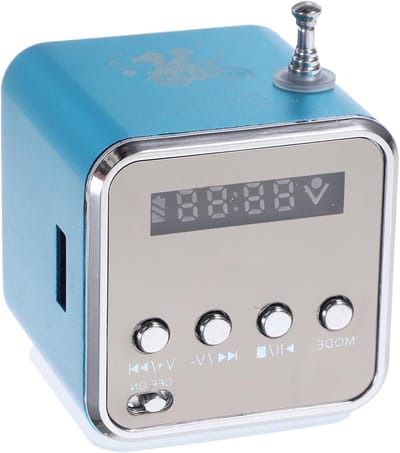 Mini Digitale Speaker - Draadloze Muziekspeler, Stereo Geluid, MP3/MP4 Ondersteuning, Micro SD/U Schijf, Ideaal voor Computer en Mobiele Telefoons