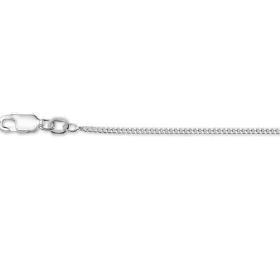YO&NO - Ketting - Zilver - Gourmet - 1,4 mm - 45cm - Sieraden vrouw - Heren - Zilver 925