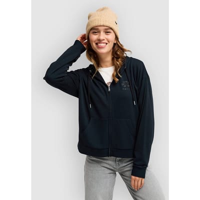 Roxy Surfing By Daylight Sweatshirt Met Rits Blauw XS Vrouw