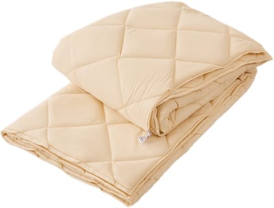 Hoesloos Dekbed - 140x200cm – Wasbaar, Ademend en Zacht – Beige