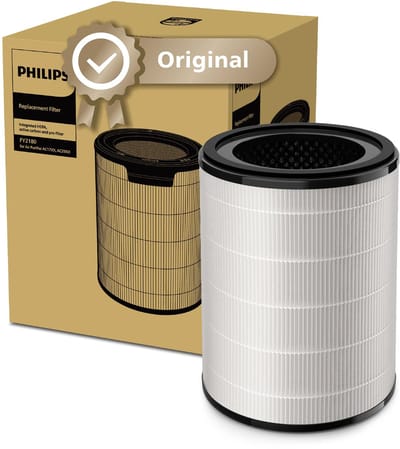 Philips - Originele Luchtreinigerfilter FY2180/30 - voor Philips Luchtreinigers AC2936, AC2939, AC2958 en AC2959 - 3 in 1 NanoProtect HEPA Filter - 3 Laags - Wit