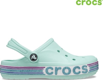 Crocs Bayaband Rainbow Glitter Pure Water Blue Maat 23/24 US C7