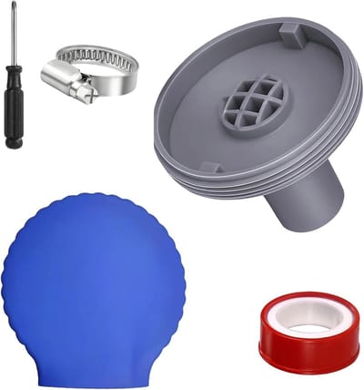 Inlaatmondstuk 32 mm van ABS kunststof voor zwembad, inclusief aansluitaccessoires en pompaccessoires voor optimale watercirculatie