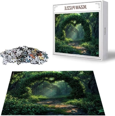 Legpuzzel Bos - Volwassen Puzzel - Ontspanning Thuis - Genummerde Achterkant - 1000 Stukjes - Natuurlijk