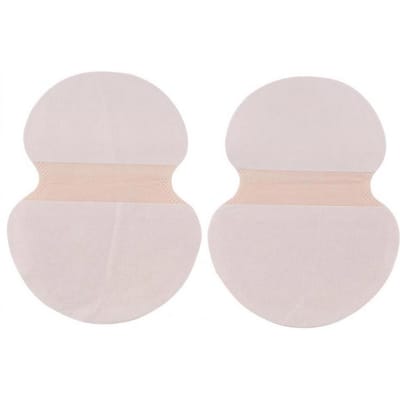 Okselzweetpads Okselantitranspirantsticker Absorberende zweetpads Wegwerpantitranspirant wit