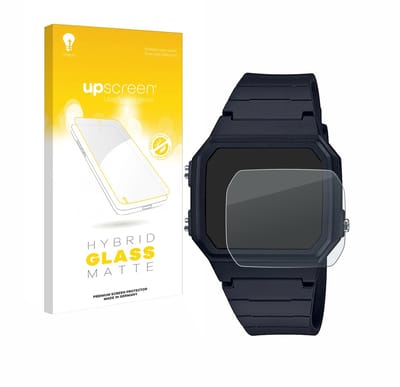 upscreen - Screenprotector voor Casio Unisex F-91W - Folie Beschermfolie Beschermglas matte