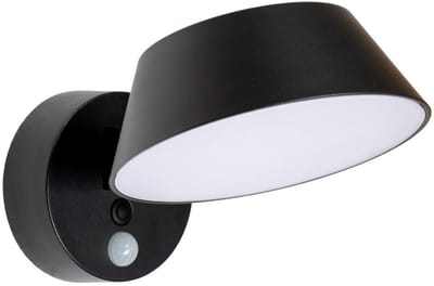 LED’S LIGHT Solar Buitenlamp - Draadloos met Bewegingssensor - 350lm 4000K Neutraal Wit - Weerbestendig IP54 Wandarmatuur - Tuinverlichting Gevel - Zwart