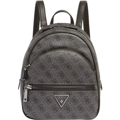 GUESS vrijetijdsrugzak rugzak Manhattan II Backpack Coal Logo donkergrijs