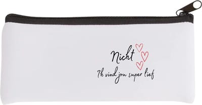 Akyol - nicht ik vind jou super lief Etui - Nicht - de liefste nicht - verjaardag - cadeautje voor nicht - nicht artikelen - kado - geschenk - 20 bij 9 cm