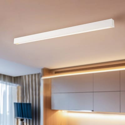 Nowodvorski Lighting Plafondlamp Straight wit 122 cm