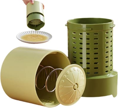 Handmatige citruspers - Keuken sapmaker - Verse sappen maken - Stroom onafhankelijk - 16 x 12 x 16 cm - Groen