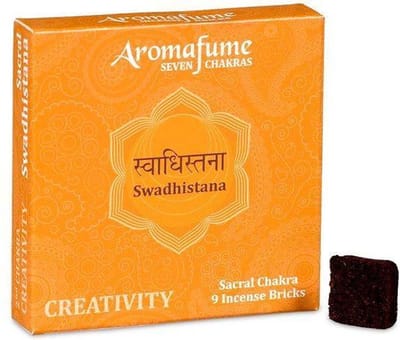 Aromafume Chakra Wierookblokjes - swadhishtana - sacraal - heiligbeen chakra