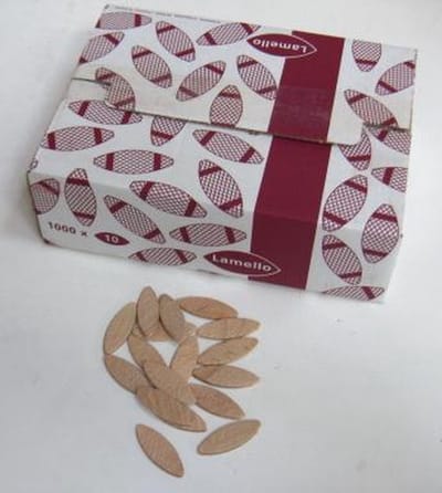 Lamello lamellen - plaatjes  type 10 - Hout - 1000 stuks
