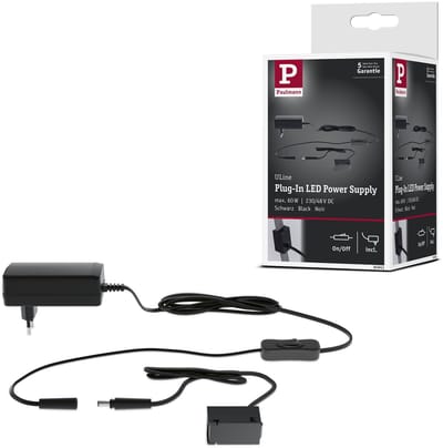 ULine Toebehoren Plug-In Trafo 60VA 230/48V 100 mm Zwart