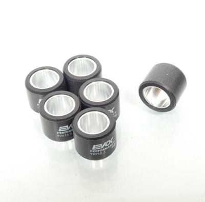 Evok Iron Drive Cvt 19 X 15.5 Mm 5g Variatorrollen Transparant 19 x 15.5 mm / 5 g