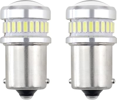 AMiO LED CANBUS 3014 24SMD + 3030 6SMD 1156 BA15S P21W R10W R5W Wit 12V/24V