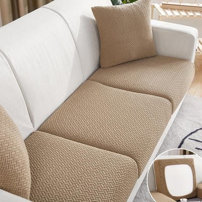 Stretch Sofahoes Effen Kleur Zitkussen Sofa Sofahoes All-Inclusive Vier Seizoenen Universele Hoes Stoffen Sofa Kussenhoes 45-60cm*45-60cm*5-20cm