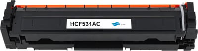 HP CF531A - Toner Cyaan - 900 pagina's - Huismerk Compatible - Geschikt voor HP Color LaserJet Pro M154a HP Color LaserJet Pro M154nw HP Color LaserJet Pro M180nw HP Color LaserJet Pro M181fw HP Color Laserjet Pro MFP M180n - HP toner