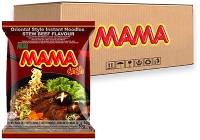 Mama - Instant Noedels Stoofvlees - 30 zakjes