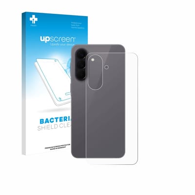 upscreen - Screenprotector voor Samsung Galaxy A57 5G (Achterkant) - Folie Beschermfolie transparant antibacterieel