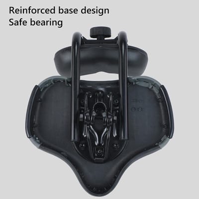 Dailygoods- Fietszadel groot formaat - Comfortabel fietszadel - Verstelbaar zadel - Traagschuim gewatteerd - Staal/polyurethaanschuim - Ergonomisch ontwerp - Fietsstoel