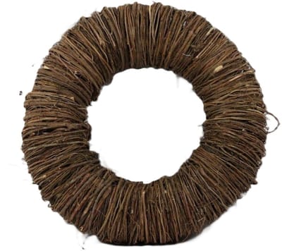 DBT Krans Kerstkrans Mactan Grass Natural -  Bruin - D60cm