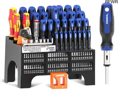 RFWR® 118-delige schroevendraaierset - Magnetisch & Geïsoleerd met Ratelschroevendraaier, Bits en Precisieschroevendraaiers