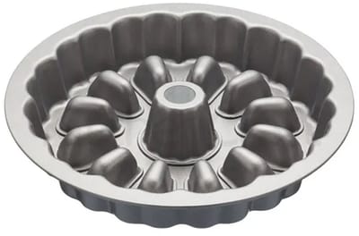 KitchenCraft – Surprise Ingredient Cake Tin Set 28 cm – 2-delige tulbandvorm met “verstopte” vulling-holtes – antikleef – PFOA/PTFE-vrij bakkerij