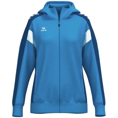 Erima Celebrate 125 Trainingsjack Met Capuchon Dames - Curaçao / New Royal | Maat: 36